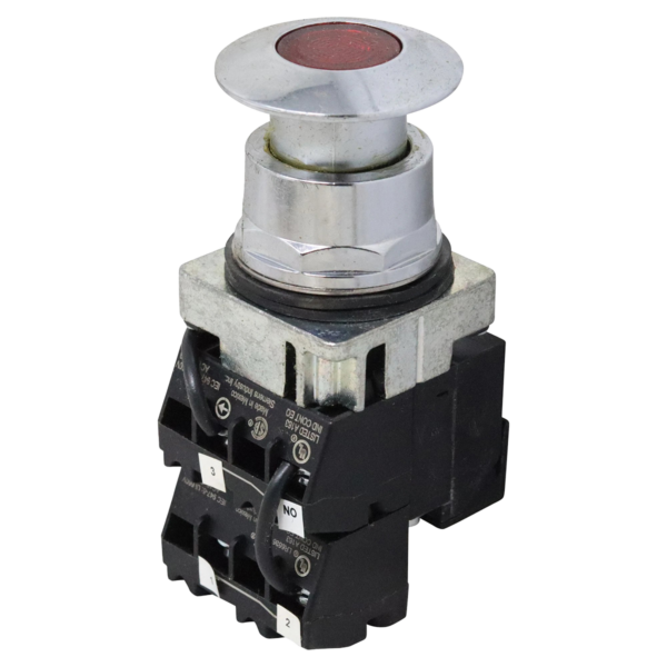 Galbreath Electrical E-Stop, Lighted, 3 Position, Momentary